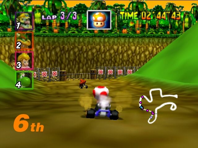 The Mario Kart Retrospective. Part Eight - Mario Kart 8 246966-mario-kart-64-nintendo-64-screenshot-toad-in-d-k-s-jungle