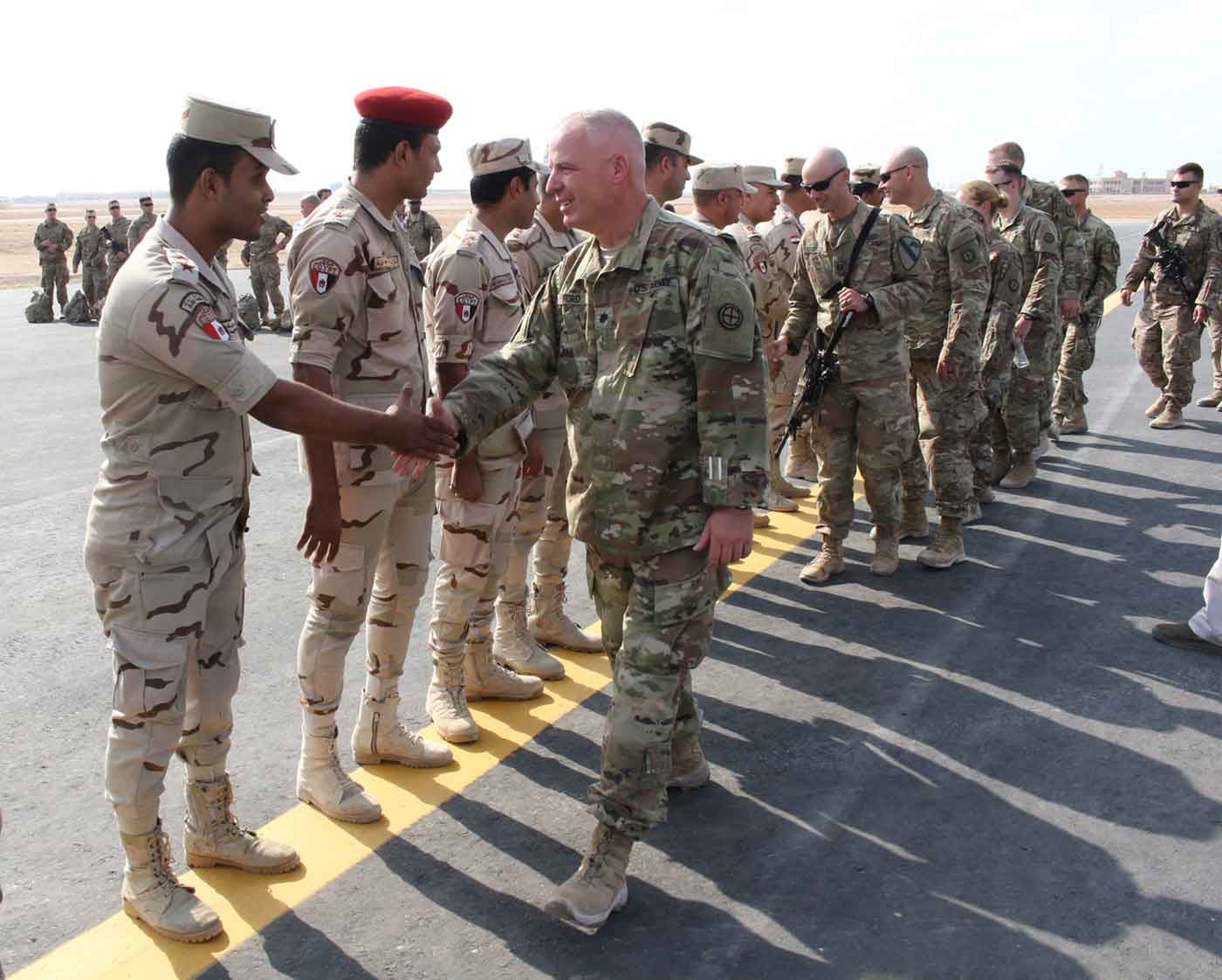 انطلاق فعاليات التدريب المصرى الأمريكى المشترك "النجم الساطع 2017" بقاعدة محمد نجيب العسكرية 2