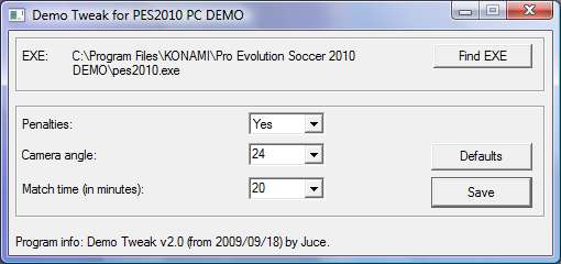 Pes 2010 Demo Penaltı+Kamera+Süre Açma Big