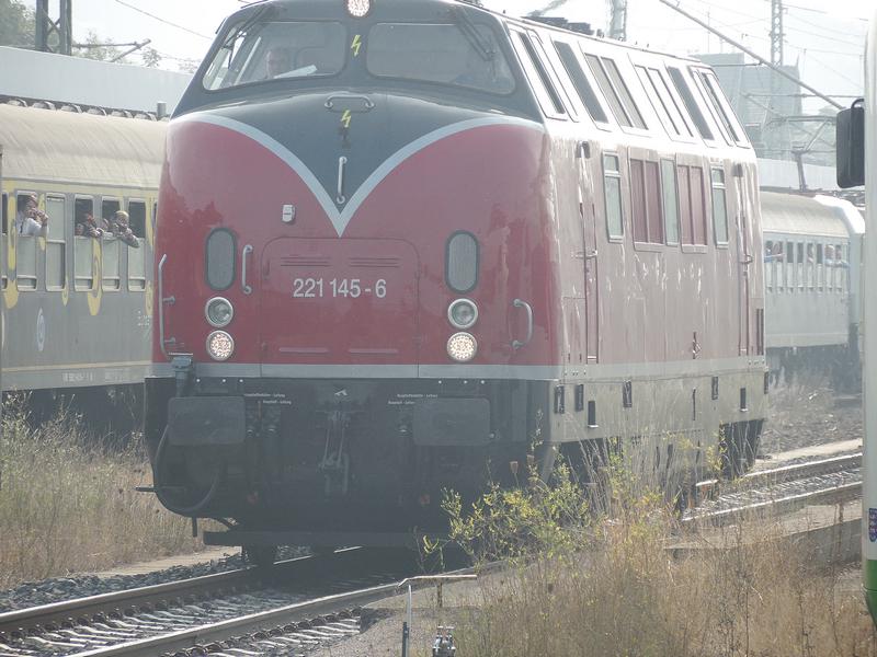 am 06.09.2014 mit der V 200 nach Meiningen. SAM_5342