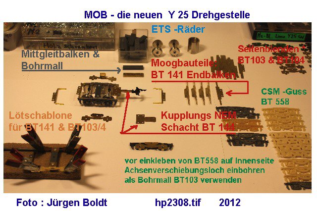 Für meine MOB Anlage - Neue Drehgestelle HP2308