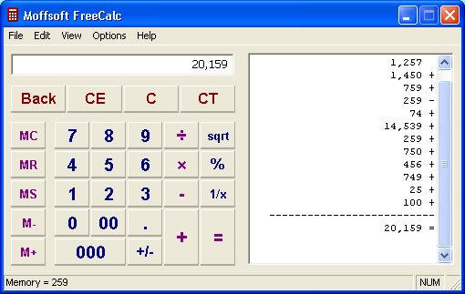 New Calculator Freecalc