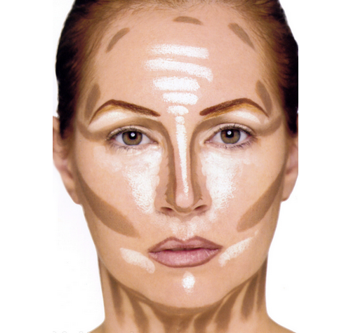 مكياج تضليل الوجه  Contouring1