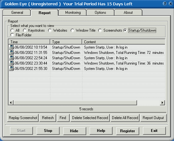        Startup-monitoring