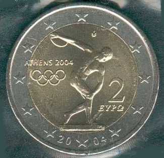 Commémoratives 2004 Grece%202%20euro%202004%20Jeux%20Olympiques