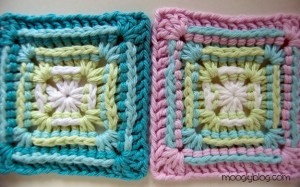 وحدة مربعة بالكروشي Sweetest-Baby-Blanket-boy-and-girl-crochet-300x187