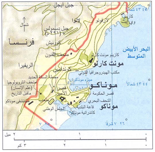 سحر جمال مدينة موناكو فرنسية Map01