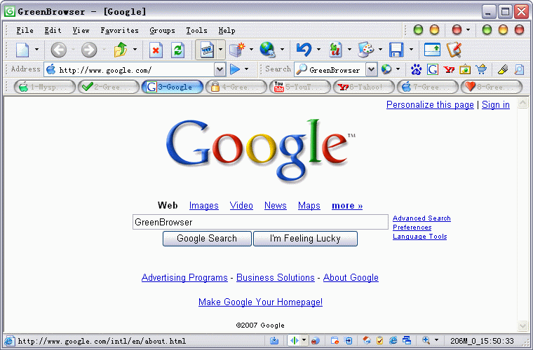   GreenBrowser 4.6.0606 ((   )) GreenBrowser800x600