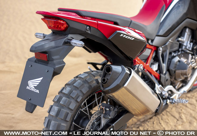 HONDA AFRICA TWIN 1100 2020 : PLUS PUISSANTE, PLUS LÉGÈRE, PLUS TECHNO Africa-2020-pot