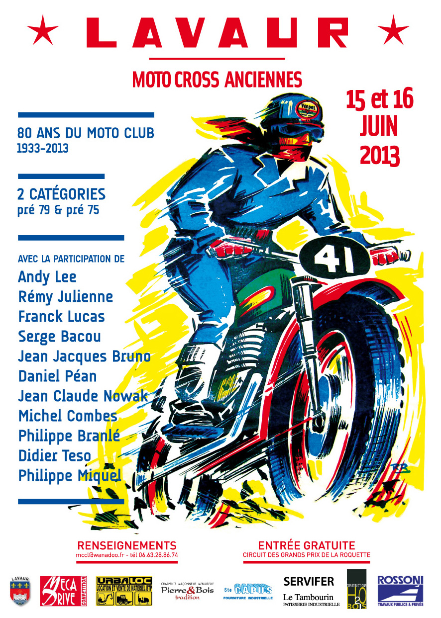 15/16 Juin - Lavaur - Moto Cross d'ancienne Affiche80web