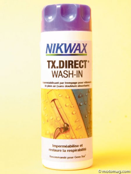 Equipement moto : imperméabiliser ses cuirs et textiles NIKWAX-TX-7732a