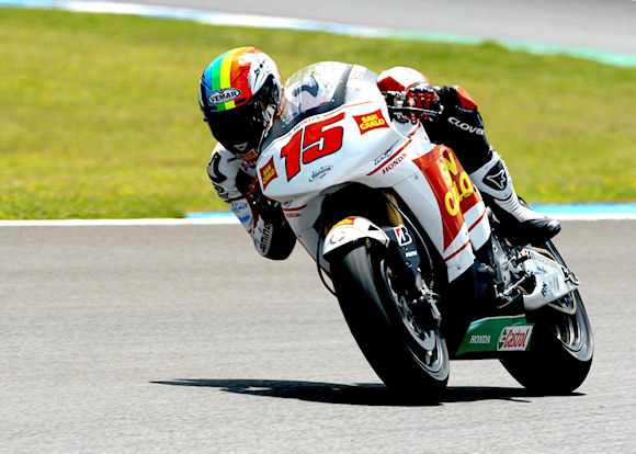 De Angelis en Moto2 en 2010. Deangelis