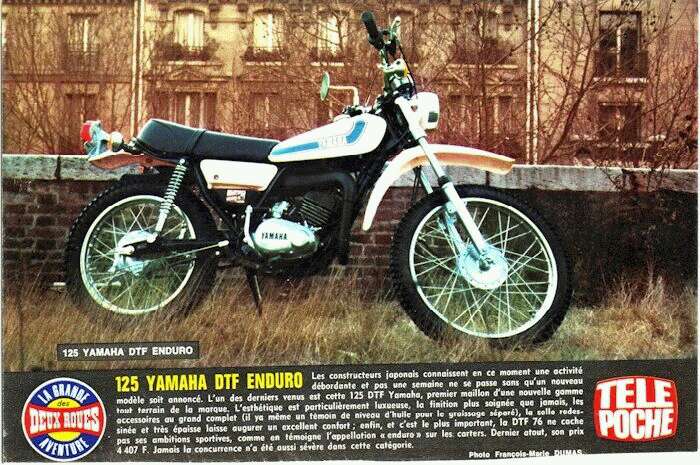 Celles que j'ai eues... YAMAHA125dtfenduro