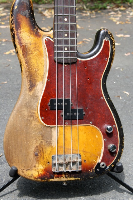 Fender "relic" ou "vintage" Basses 66_pbass2