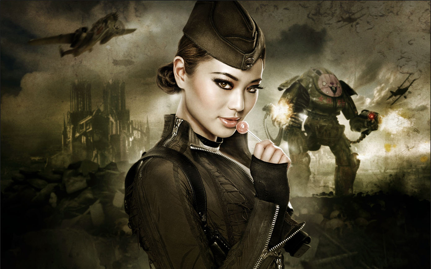 Sucker Punch...zombies nazis steampunk! Sucker-Punch-Wallpapers-1440x900-10