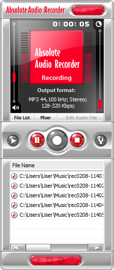Absolute Audio Recorder Absoluteaudiorecorder_main