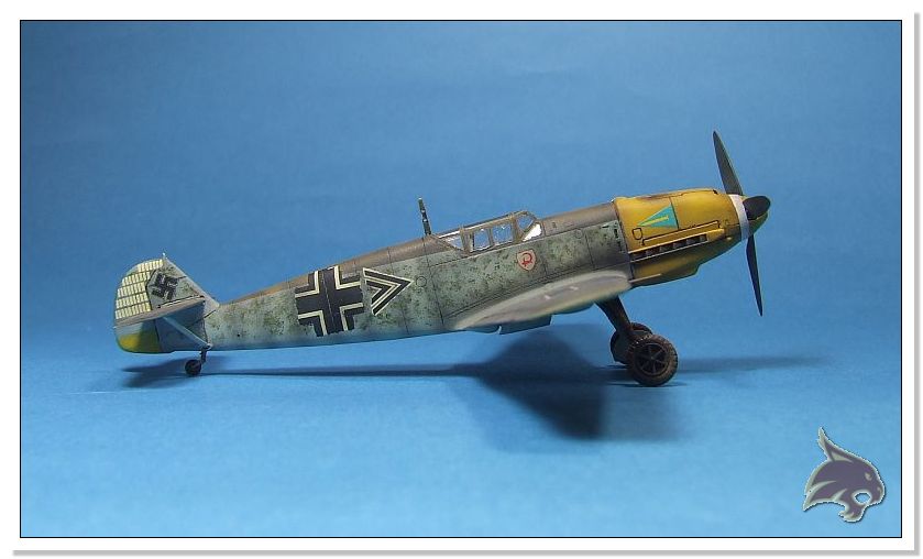 Trabajo por encargo - Messerschmitt Bf109 E-4 Helmut Wick 1940 - Escala 1/72 01