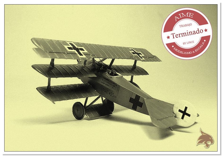 Fokker Dr.I "Barón Rojo" - 1/72 Revell Finales12