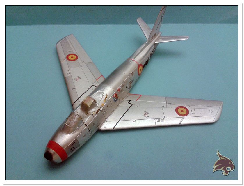 North American F86 F-30 Sabre - Ejército del Aire - Airfix 1/72 Calcas04