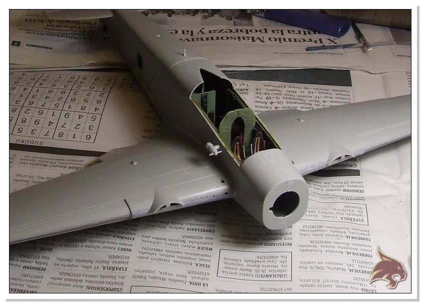 Savoia Marchetti Sparviero 79 GCE "Regia Aeronáutica - Trumpeter 1/48 Montaje04