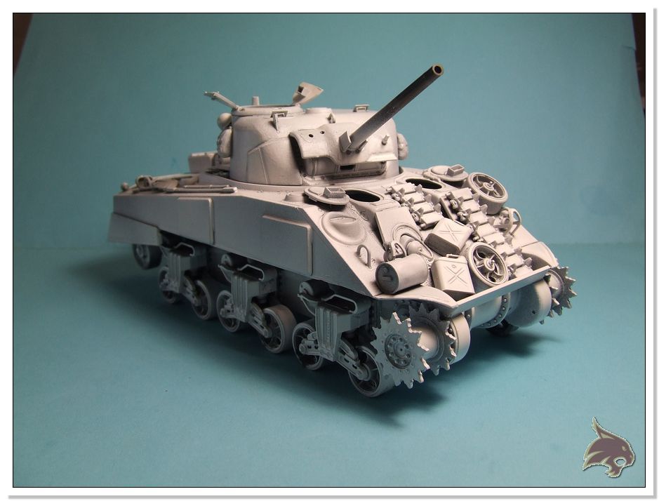 Montecasino 1944 - US Sherman Medium Tank 1/35 Tamiya RESTAURADO Proceso06