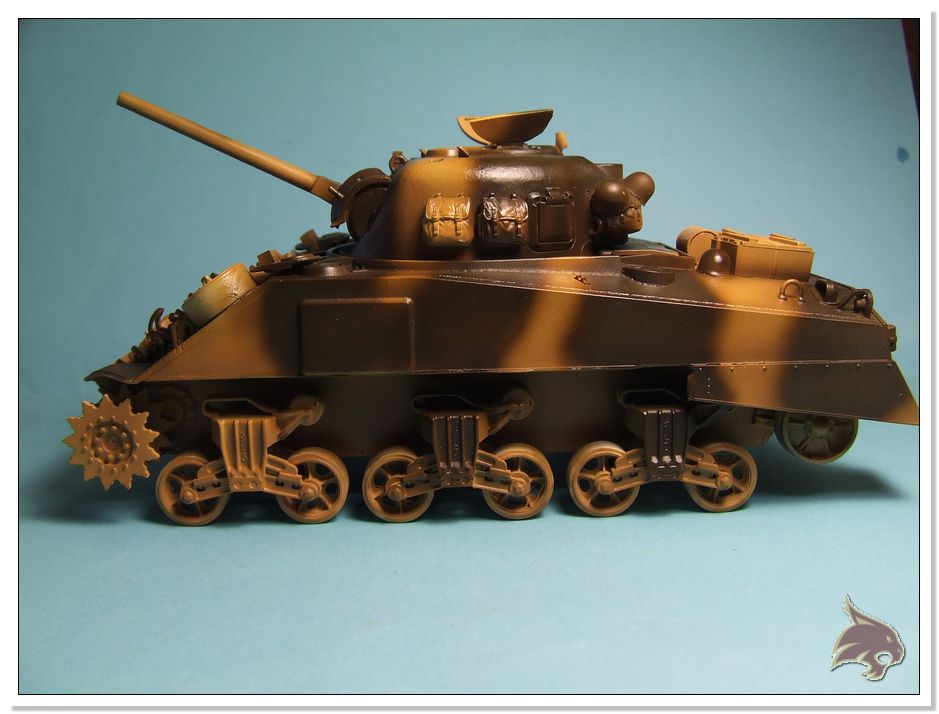 Montecasino 1944 - US Sherman Medium Tank 1/35 Tamiya RESTAURADO Proceso11