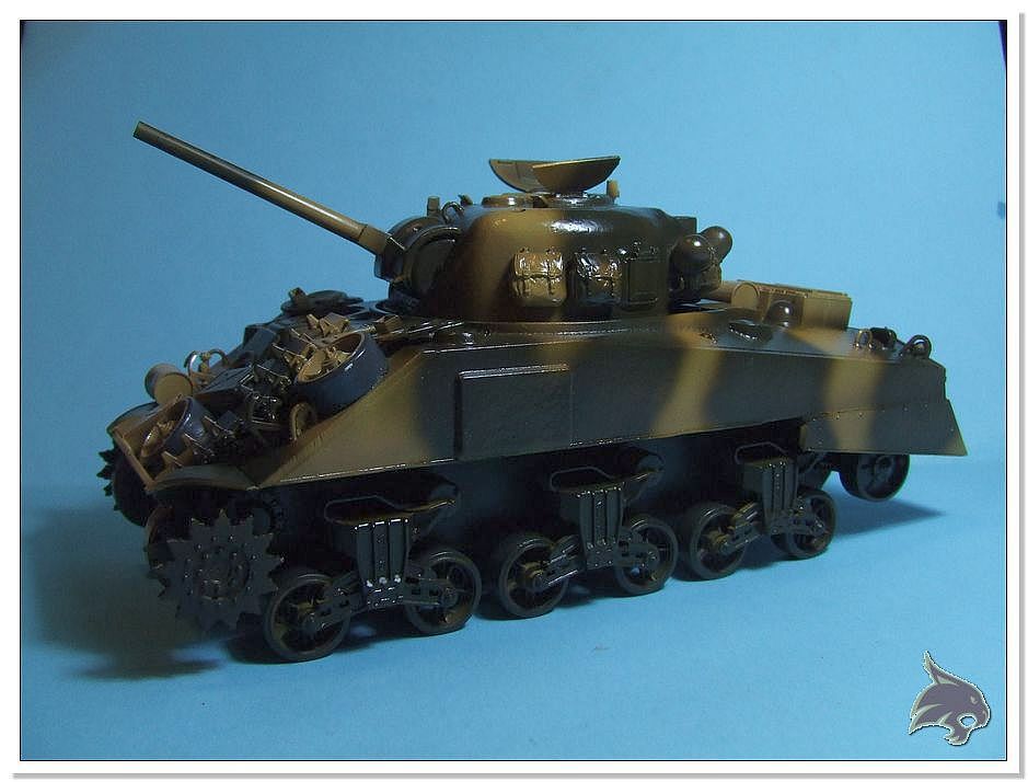 Montecasino 1944 - US Sherman Medium Tank 1/35 Tamiya RESTAURADO Proceso16