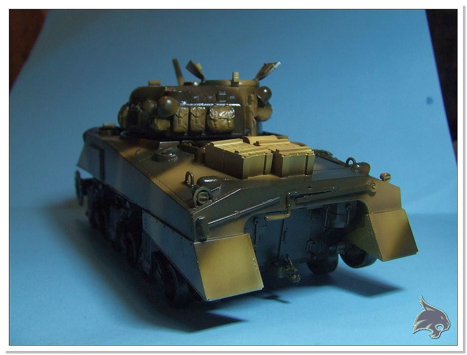 Montecasino 1944 - US Sherman Medium Tank 1/35 Tamiya RESTAURADO Proceso17