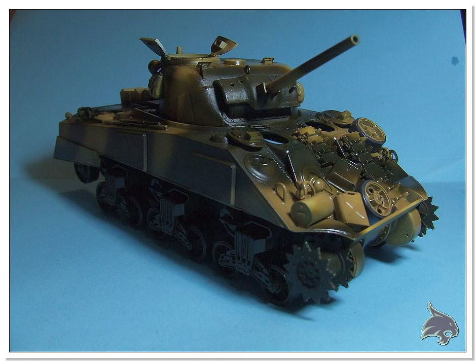 Montecasino 1944 - US Sherman Medium Tank 1/35 Tamiya RESTAURADO Proceso18