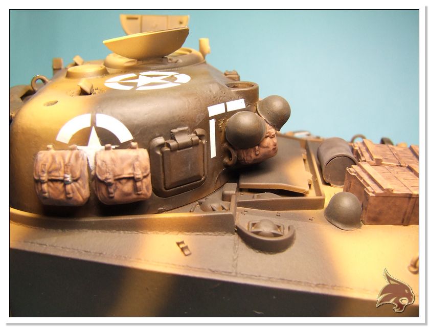 Montecasino 1944 - US Sherman Medium Tank 1/35 Tamiya RESTAURADO Proceso50