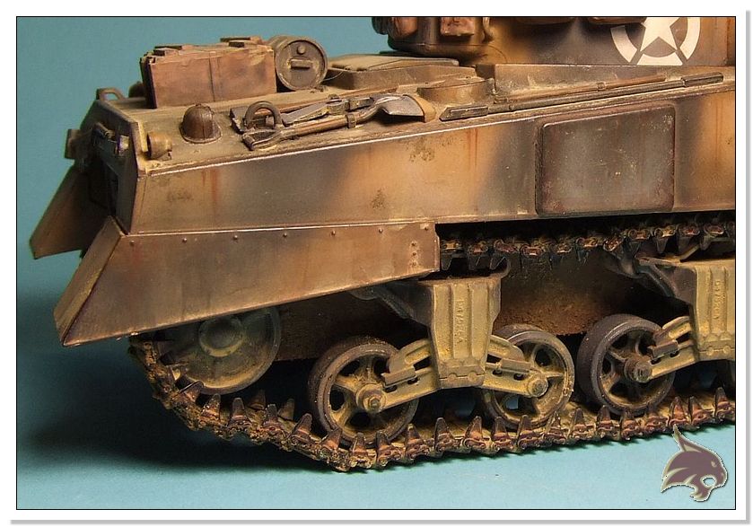 Montecasino 1944 - US Sherman Medium Tank 1/35 Tamiya RESTAURADO Proceso66