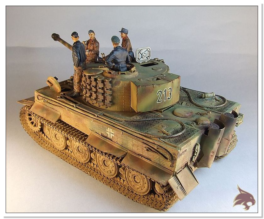 Tiger I Late Version 1/35 Tamiya, Verano 1944 - Normandía 05