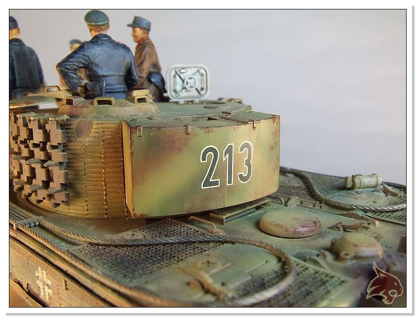 Tiger I Pkf VI Ausf.E Late Version - 4 figuras - Tamiya 1/35 06