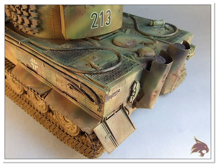 Tiger I Pkf VI Ausf.E Late Version - 4 figuras - Tamiya 1/35 07