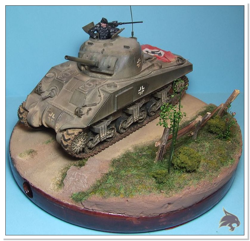 Tiger I Pkf VI Ausf.E Late Version - 4 figuras - Tamiya 1/35 Peana11