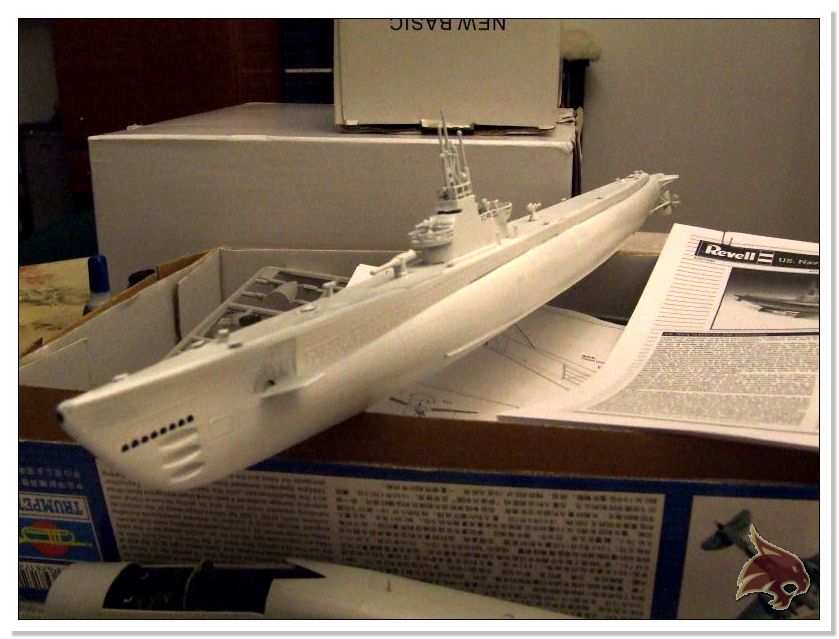 USS COBIA SS-245 "Clase Gato" Revell 1/180 "RESTAURADO" 01