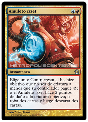 Consejos para un mazo Izzet. Amuletoizzet