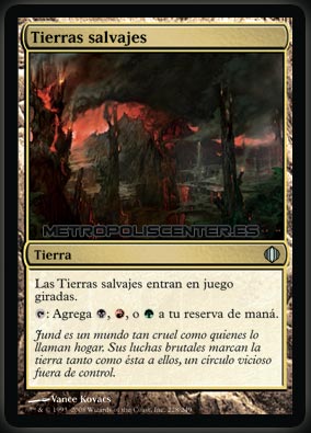 mazo verde negro (tokens-rematador) Tierras_salvajes