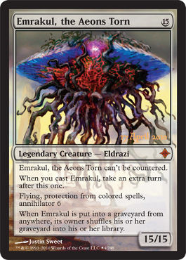 Rise of the Eldrazi EmrakulTheAeonsTorn