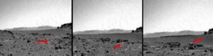 Curiosity graba objeto volando sobre la superficie de Marte Flying-object-mars-2014-curiosity-300x79