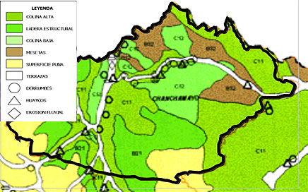 SELVA CENTRAL DEL PERÚ (Chanchamayo - peru) Mapafisiografico