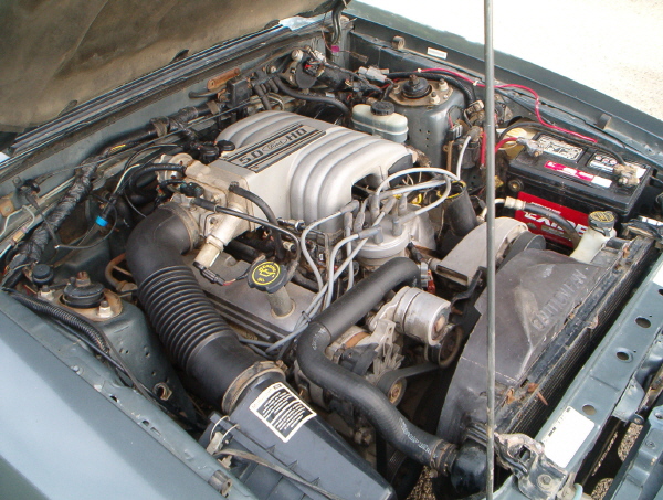 Quatre époques de Muscle 1987-musstang-engine