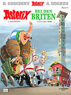 Nouvelle couverture de l'album "Astérix chez les bretons" pour la sortie du film Asterix%20bei%20den%20Briten%20250