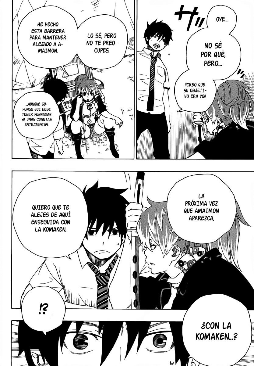 Ao no Exorcist Manga 13 - Acto bondadoso Aonoexorcist10