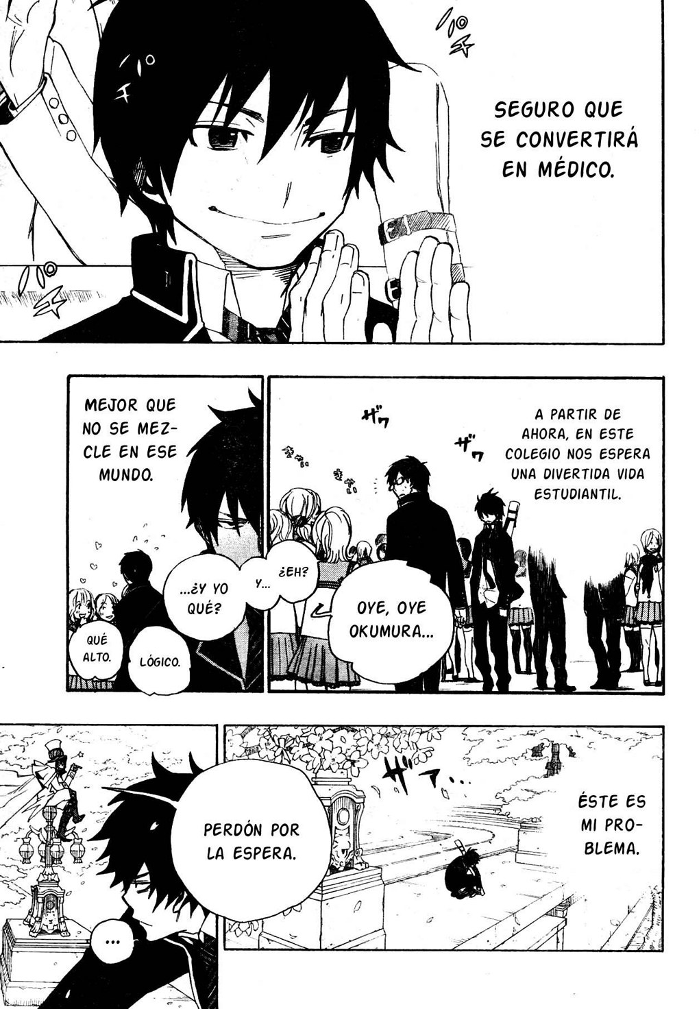 Ao no Exorcist Manga 02- Hermano Mayor y Hermano Menor Aonoexorcist12