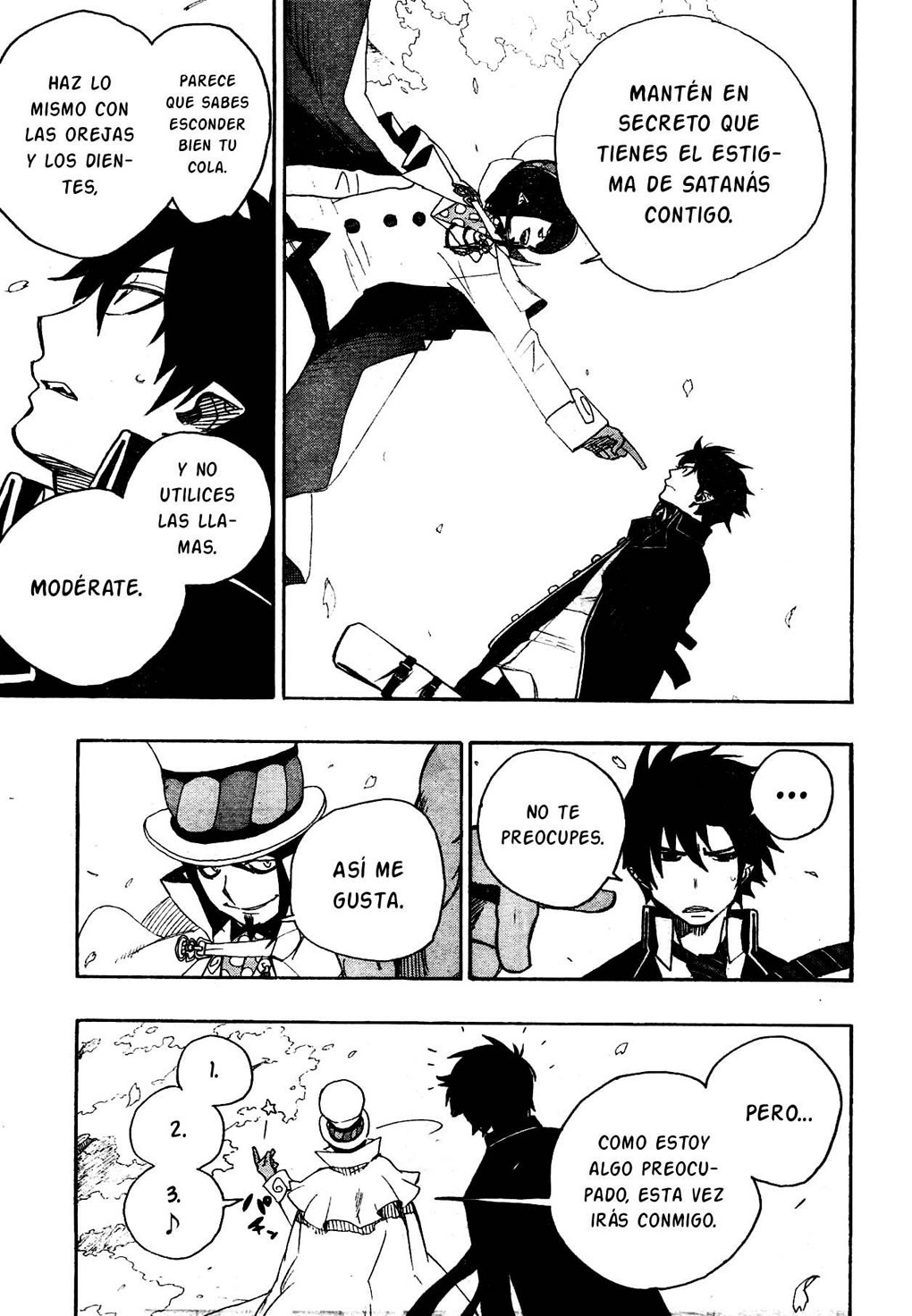 Ao no Exorcist Manga 02- Hermano Mayor y Hermano Menor Aonoexorcist14