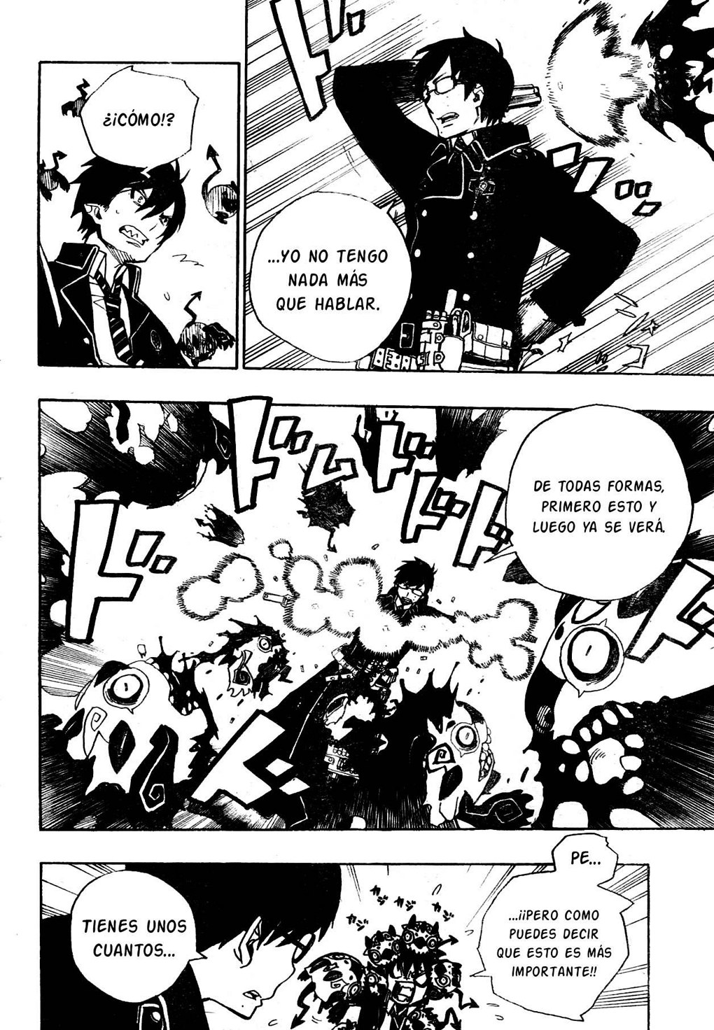 Ao no Exorcist Manga 02- Hermano Mayor y Hermano Menor Aonoexorcist31