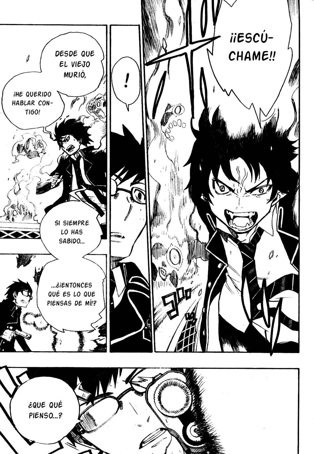 Ao no Exorcist Manga 02- Hermano Mayor y Hermano Menor Aonoexorcist32