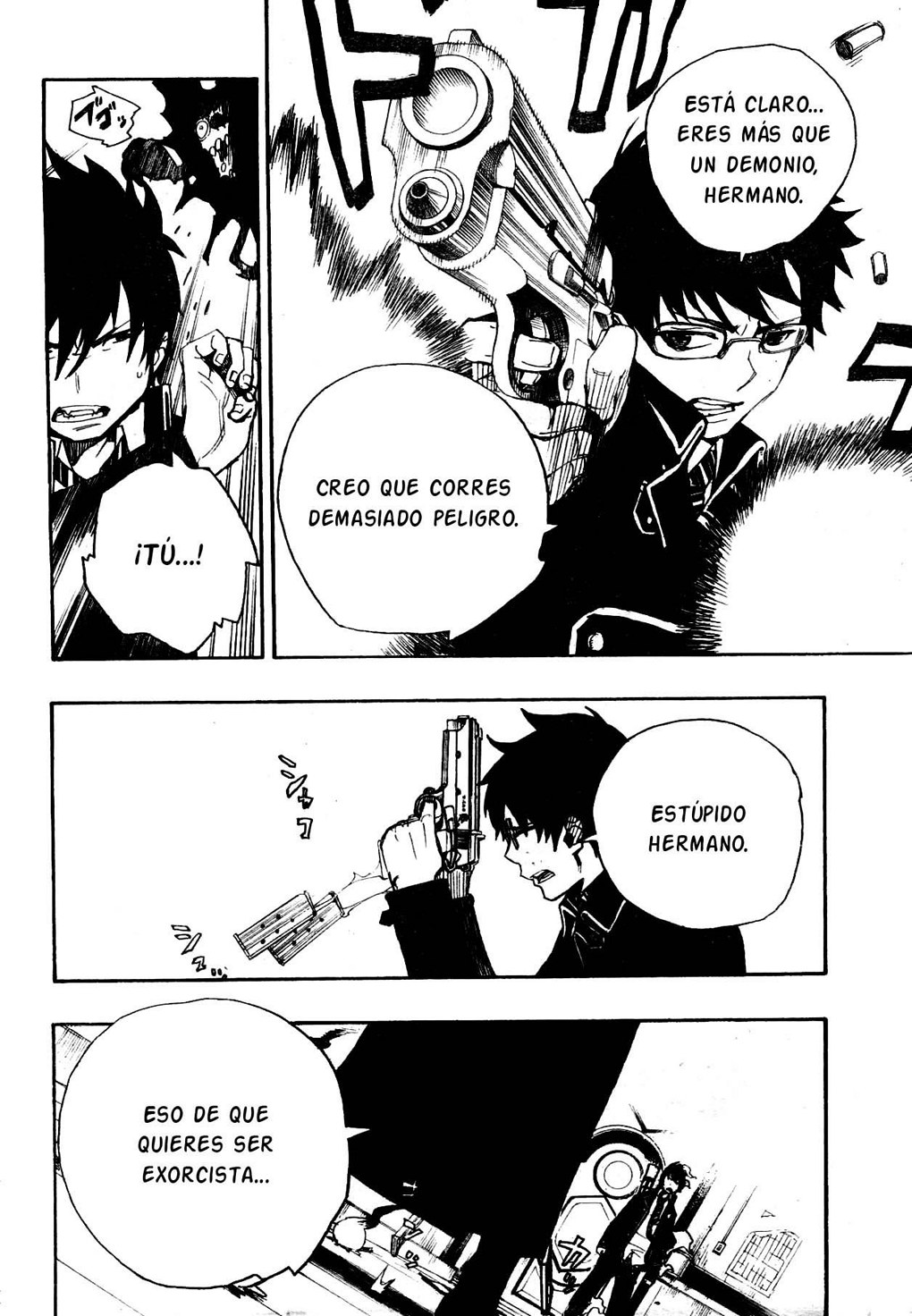 Ao no Exorcist Manga 02- Hermano Mayor y Hermano Menor Aonoexorcist33