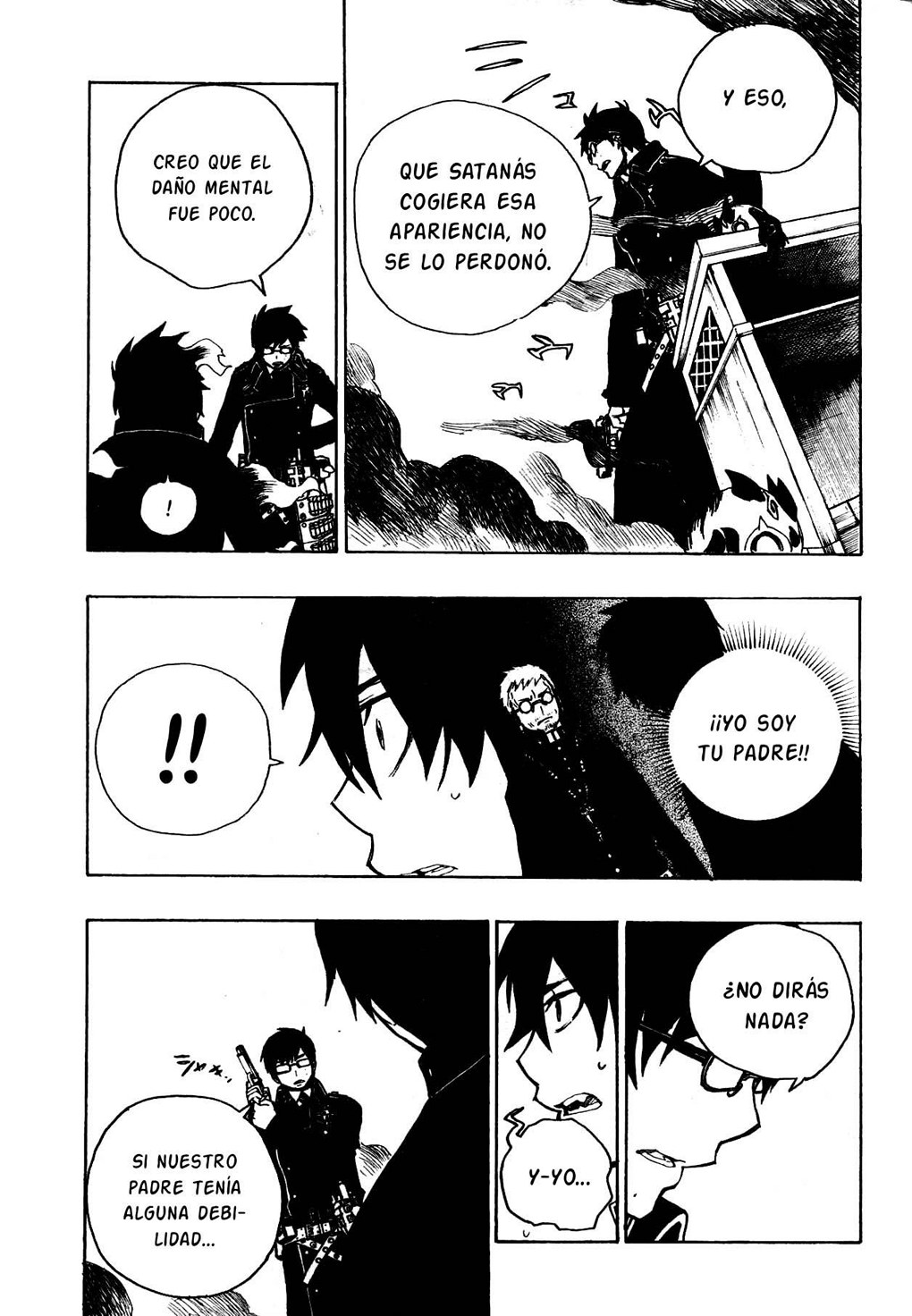 Ao no Exorcist Manga 02- Hermano Mayor y Hermano Menor Aonoexorcist38